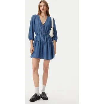 Dámské šaty Tommy Jeans Každodenní šaty DW0DW20612 Modrá Relaxed Fit XXS