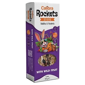 Krmivo pro hlodavce Calibra Rockets Sticks RabbitsRodents Wild fruit 120g