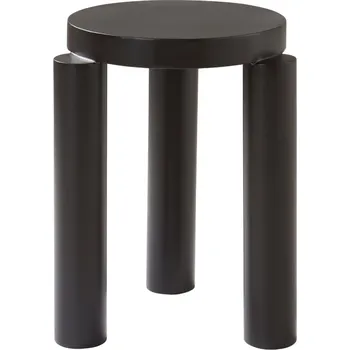 Toaletní stolek Jotex Černý kovový odkládací stolek SALA 36 cm