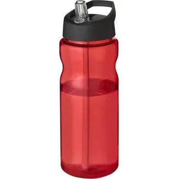 Láhev Sportovní láhev s víčkem s hubičkou H2O Eco 650 ml - Červená / Černá