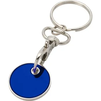 Klíčenka s žetonem do vozíku Rory - Modrá