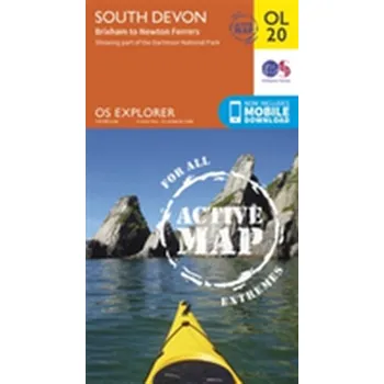 Encyklopedie South Devon, Brixham to Newton Ferrers - Ordnance Survey [EN] (2015, Skládaná mapa, Ordnance Survey)