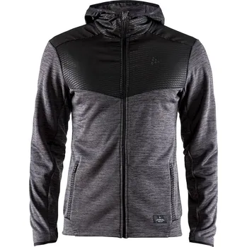Pánská mikina CRAFT BREAKAWAY hood mikina celozip pán.black mel. Varianta: S