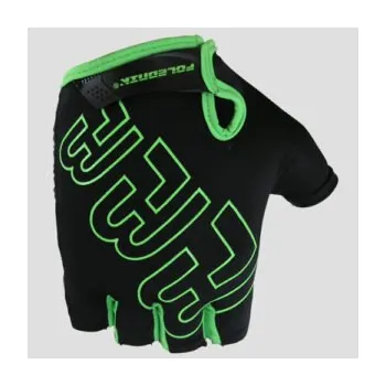 Cyklistické rukavice rukavice POLEDNIK F3 new černo-zelené Varianta: M