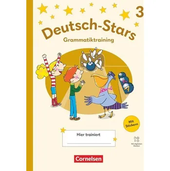 Kniha Deutsch-Stars 3. Schuljahr- Grammatiktraining - Ausgabe 2025 - Übungsheft mit Lösungen und digitalen Medien