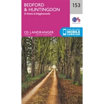Encyklopedie Bedford, Huntingdon, St. Neots & Biggleswade - Ordnance Survey [EN] (2016, Skládaná mapa, Ordnance Survey)