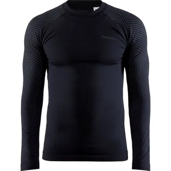 Cyklistické oblečení CRAFT WARM INTENSITY triko dl.r.pán.černošedé Varianta: XXL
