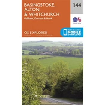 Encyklopedie Basingstoke, Alton and Whitchurch - Ordnance Survey [EN] (2015, Skládaná mapa, Ordnance Survey)