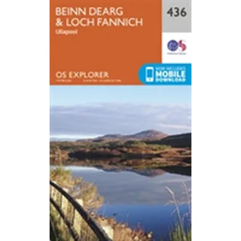 Encyklopedie Beinn Dearg and Loch Fannich - Ordnance Survey [EN] (2015, Skládaná mapa, Ordnance Survey)