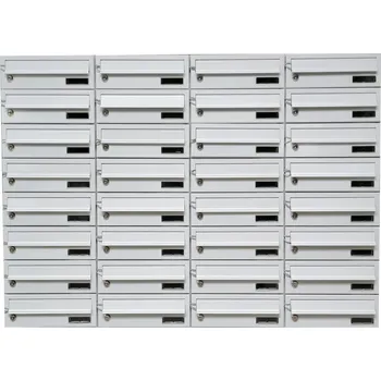 Poštovní schránka 3MH s.r.o. Poštovní schránka MB 01-300x110x370 v sestavě na stěnu Barva: RAL 8002 hnědá