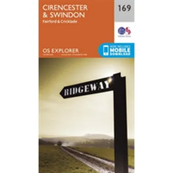 Encyklopedie Cirencester and Swindon, Fairford and Cricklade - Ordnance Survey [EN] (2015, Skládaná mapa, Ordnance Survey)