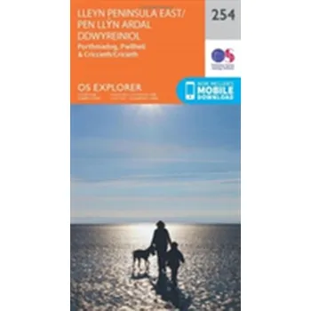 Encyklopedie Lleyn Peninsula East - Ordnance Survey [EN] (2015, Skládaná mapa, Ordnance Survey)