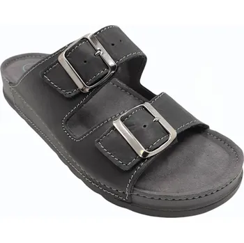 Dámská zdravotní obuv Dámské zdravotní pantofle Santé N/211/1 O69 CP – černé, měkká stélka, podpora klenby Velikost: 40 (6.5)