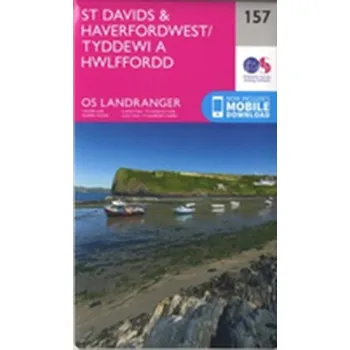 Encyklopedie St Davids & Haverfordwest - Ordnance Survey [EN] (2016, Skládaná mapa, Ordnance Survey)