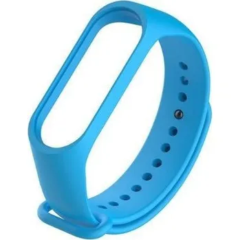 Fitness náramek Silikonový pásek pro Xiaomi Mi Band 5- světle modrý