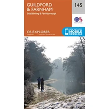 Encyklopedie Guildford and Farnham - Ordnance Survey [EN] (2015, Skládaná mapa, Ordnance Survey)