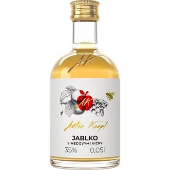 Likér Anton Kaapl Jablko s medovými víčky 35% 0,05l