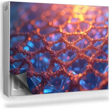 Obraz Magnetická podložka na radiátor, kryt 80 x 60 cm fialová