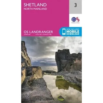 Encyklopedie Shetland - North Mainland - Ordnance Survey [EN] (2016, Skládaná mapa, Ordnance Survey)