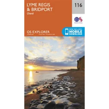 Encyklopedie Lyme Regis and Bridport - Ordnance Survey [EN] (2015, Skládaná mapa, Ordnance Survey)