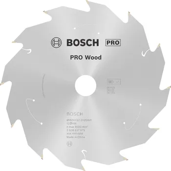 Pilový kotouč Pilový kotouč Bosch Standard for Wood 160x20 mm/12z.