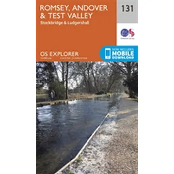 Encyklopedie Romsey, Andover and Test Valley - Ordnance Survey [EN] (2015, Skládaná mapa, Ordnance Survey)