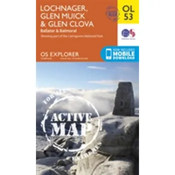 Encyklopedie Lochnagar, Glen Muick & Glen Clova, Ballater & Balmoral - Ordnance Survey