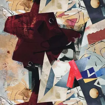 Úplet A0226, barevný vzor, š.170