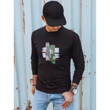 Pánská mikina Černá mikina s potiskem BX5352 Velikost: 3XL