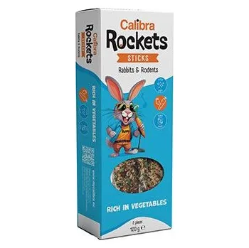 Krmivo pro hlodavce Calibra Rockets Sticks RabbitsRodents Vegetables 120g