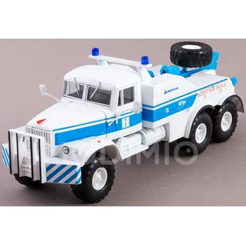Plastikový model MODIMIO - KrAZ-255B BRO-200, odtahový vůz, 1/43