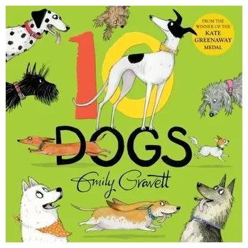 První čtění 10 Dogs - Gravett, Emily [EN] (2024, Brožovaná, Pan Macmillan)