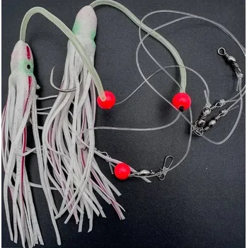 Umělá nástraha ICE Fish Mořský Návazec Duo Chobotnice 7/0 130 cm