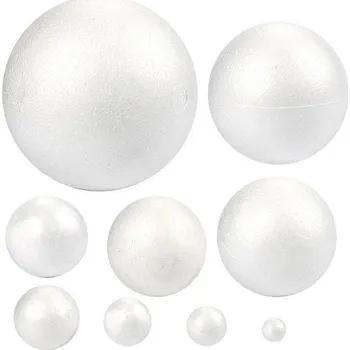 Vánoční ozdoba Koule polystyren 80mm - 1ks