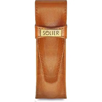 Obal na doklad Pánské kožené pouzdro na pero SOLIER SA12 CAMEL Velikost: ONE SIZE