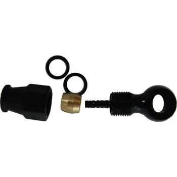 Brzda na kolo Sada Al šroubovacích hydraulických koncovek černá