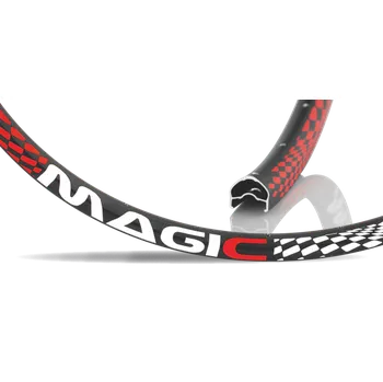 Ráfek na kolo ráfek REMERX MAGIC 622x21 black/red 32děr