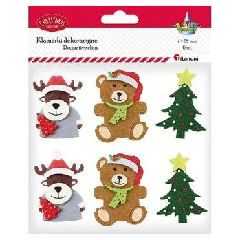 Set školních potřeb Klamerki drewniane Boże Narodzenie (pl, 2000, Jiné, Titanum)