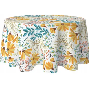 ubrus Ubrus odolný proti skvrnám 140 cm x 140 cm kulatý