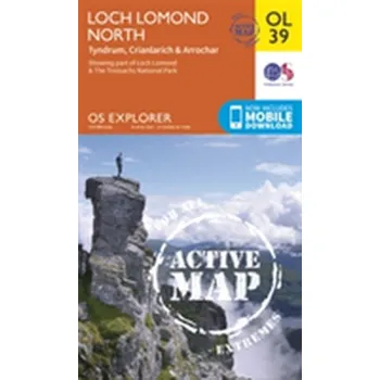 Encyklopedie Loch Lomond North, Tyndrum, Crianlarich & Arrochar - Ordnance Survey [EN] (2015, Skládaná mapa, Ordnance Survey)