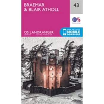 Encyklopedie Braemar & Blair Atholl - Ordnance Survey [EN] (2016, Skládaná mapa, Ordnance Survey)