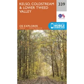 Encyklopedie Kelso, Coldstream and Lower Tweed Valley - Ordnance Survey [EN] (2015, Skládaná mapa, Ordnance Survey)