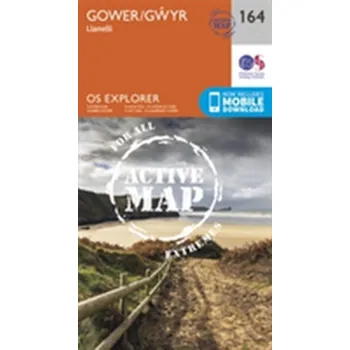 Encyklopedie Gower, Llanelli - Ordnance Survey [EN] (2015, Skládaná mapa, Ordnance Survey)