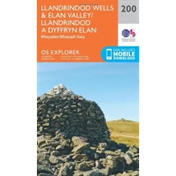 Encyklopedie Llandrindod Wells and Elan Valley, Rhayader - Ordnance Survey [EN] (2015, Skládaná mapa, Ordnance Survey)