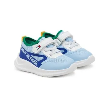 Dámská obuv Sneakersy Tommy Hilfiger Low Cut Lace-Up/Velcro Sneaker T1B9-33868-1756 M Modrá 27