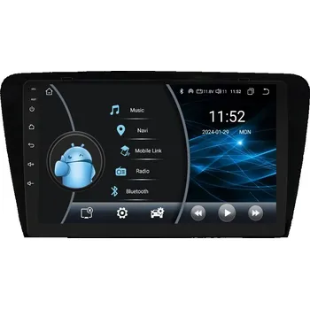 Autorádio 2DIN AUTORÁDIO S NAVIGACÍ ANDROID ŠKODA OCTAVIA 3 III 2/32 GB DSP CARPLAY LTE
