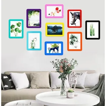 Rám na obraz Samolepicí magnetický rám, velikost 16,0x11,8cm - tmavě modrá