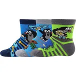 Boma® 3PACK Ponožky Boma Krteček - mix 2 kluk 14-17 (9-11)