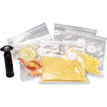 IMATECH Vakuový sáček se vzduchovým ventilem 21 x 22 cm bez BPA 10 ks