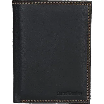 Peněženka Dámská kožená peněženka SendiDesign Tibor - černá